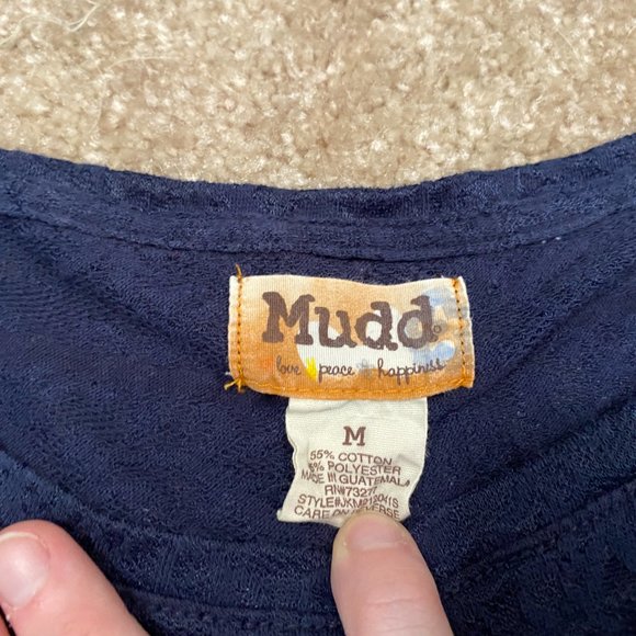 Mudd Medium Cropped Shirt with Lace - Picture 4 of 5